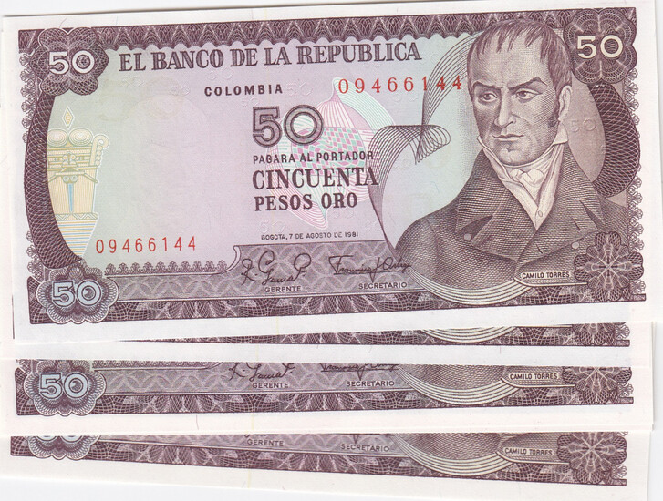 Colombia 50 Pesos 1981 (10)