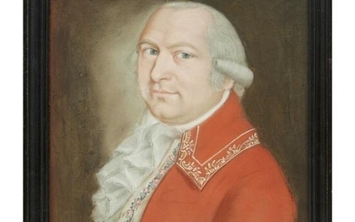 Continental School, pastel portrait, 18th c.