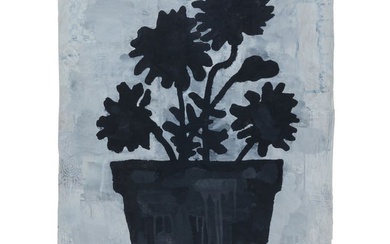 DONALD BAECHLER (1956-2022) Black flower 2