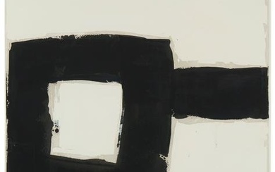 Dana Fair (20th century), "Shadow Play #9," Oil on paper, Image/Sheet: 42.5" H x 30" W