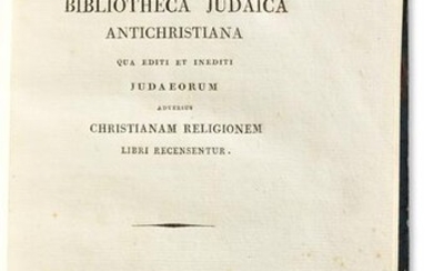 De Rossi, Giovanni Bernardo (1742-1831) Bibliotheca