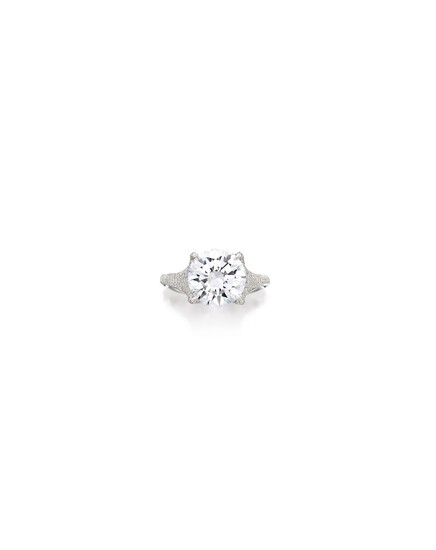 Diamond Ring | 3.11克拉 圓形 F色 鑽石 戒指, Diamond Ring | 3.11克拉 圓形 F色 鑽石 戒指