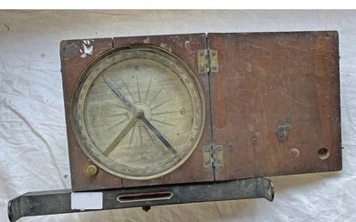 EARLY 19TH CENTURY ROAD / RAILWAY BUILDERS INCLINOMETER WITH...