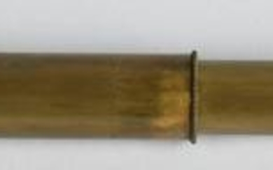 EARLY BRASS and ROSEWOOD MONOSCOPE