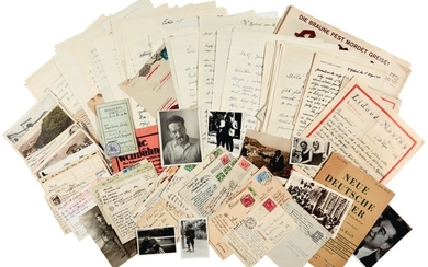 E.E. Kisch. Archive of autograph correspondence, printed publications and other items, c.1917-1948