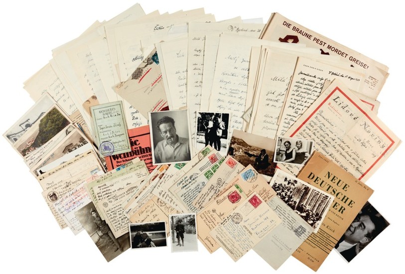 E.E. Kisch. Archive of autograph correspondence, printed publications and other items, c.1917-1948