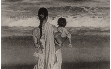 Edouard Boubat (1923-1999), Indian Mother and Child, Madras (1972)