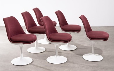 Eero Saarinen, Knoll International, 6 Chairs, model 151 Tulip