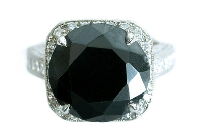 Estate Platinum Diamond Ring, Size 7