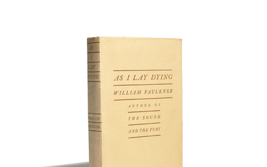 FAULKNER, WILLIAM. 1897-1962. As I Lay Dying. New York Jonathan Cape & Harrison Smith, (1930).