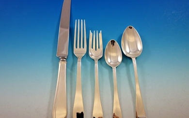 Faneuil by Tiffany and Co Sterling Silver Flatware Set 12 Service 64 Pcs Dinner