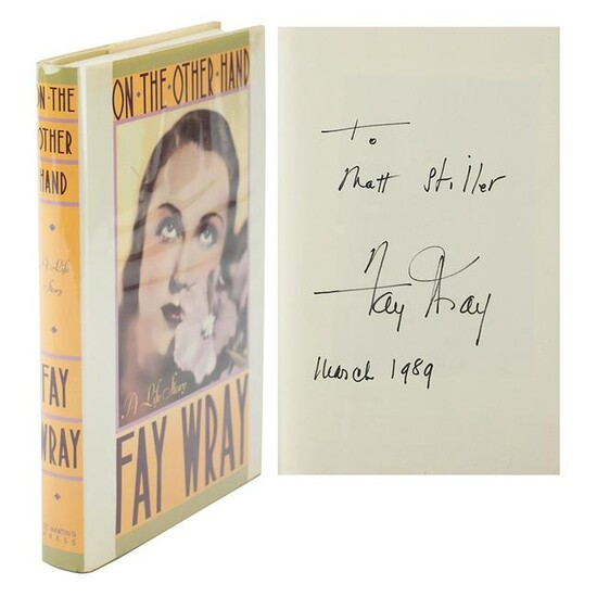 Fay Wray Signed Book