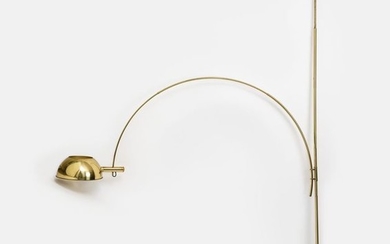 Florian Schulz designer floor lamp. Brass coloured metal....