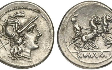 Fly series, Denarius, Rome, ca. 179-170 BC; AR (g 3,97;...