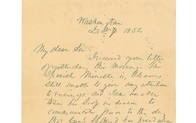 Franklin Pierce Autograph Letter Signed as President