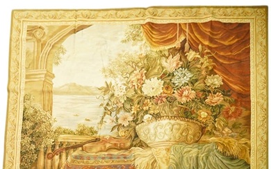 French Aubusson Style Wall Hanging Tapestry