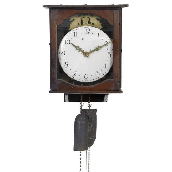 French Wall Clock by Lamare, 1822