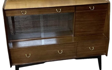 G PLAN; a mid century sideboard with two drawers above...
