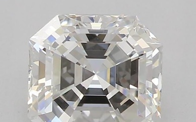GIA Certified 1.03 Ct Square Emerald cut F VVS2 Loose Diamond