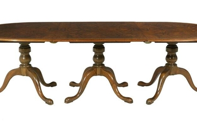 George III-Style Triple-Pedestal Dining Table