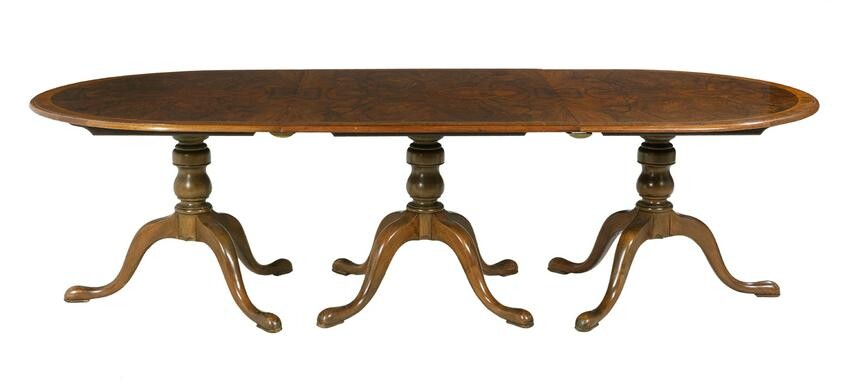 George III-Style Triple-Pedestal Dining Table