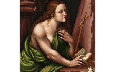 Giampietrino, eigentlich „Giovanni Pietro Rizzoli“, tätig um 1495 – 1540, zug., DIE BÜßENDE MARIA MAGDALENA
