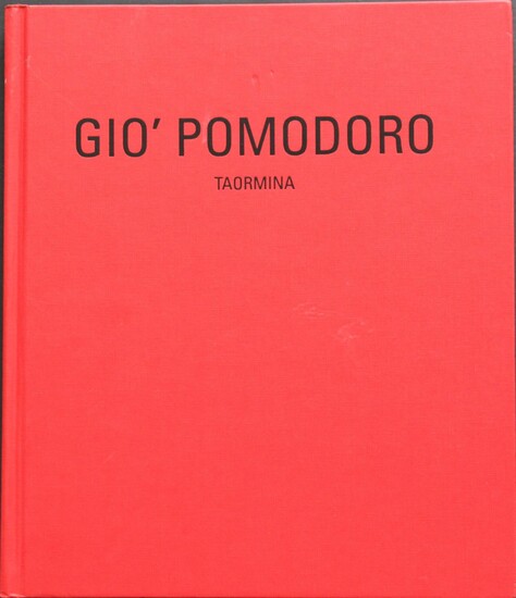 Gio' Pomodoro TAORMINA libro,cm 28,5x24,5 155 pagine il mito contemporaneo