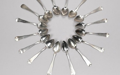 Group of Coin Silver Spoons, Various Makers