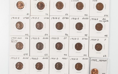 Group of Lincoln Cents