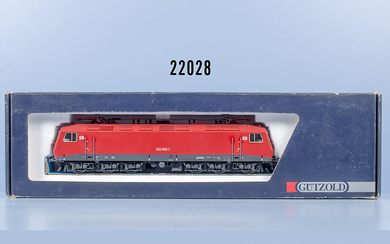 Gützold H0 43230 E-Lok der DR, BN 252 002-1, mit Digitalschnittstelle, Z 1, in OVP, ...