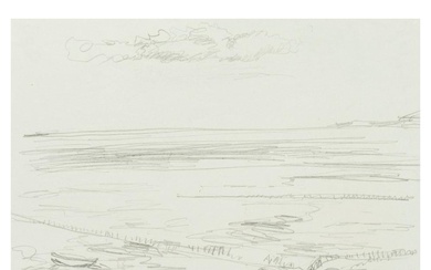 H. WINGLER (1896-1981), Keitum on Sylt, 1959, Pencil