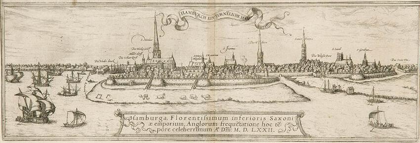 Hamburga, Florentissimum inferioris Saxoni ... 1572.