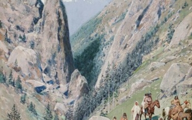 Henry F. Farny (1847-1916), Mountain Pass