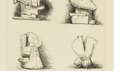 Henry Moore (1898-1986) Six Sculpture Motives (Cramer 154)