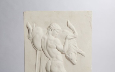Hercule portant le taureau de Crète