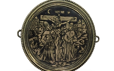 ITALIAN, LATE 15TH CENTURY | PENDANT WITH THE CRUCIFIXION