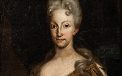 ITALIAN SCHOOL (First third of the 18th century) "Portrait of Queen Isabel de Farnese"