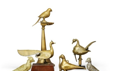 India, 17th/18th century | Six Models of Birds
