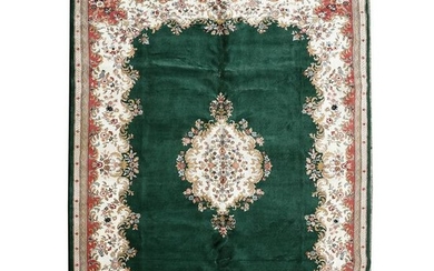 Indian Kerman Style Wool Carpet.