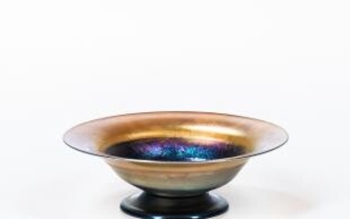 Tiffany-style Footed Bowl