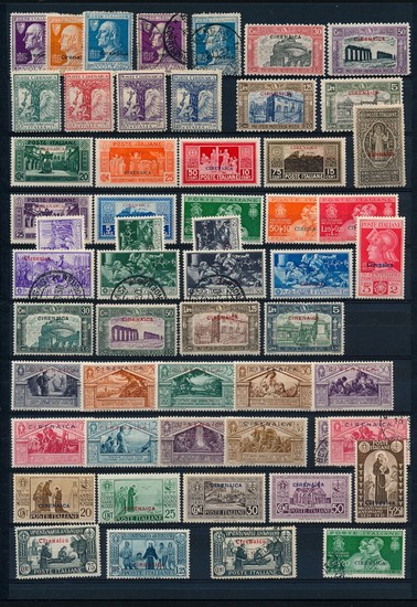 Italian Colonies. Album with better stamps on 10 pages.