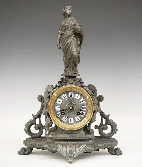 Japy Freres French Figural Clock