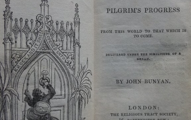 John Bunyan, Pilgrims Progress, RTS Ed. 1836 illustrat.