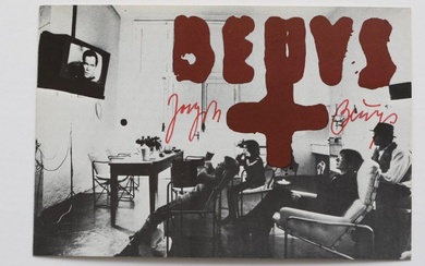 Joseph Beuys - Invitation card 'Enterprise', New York, 1974