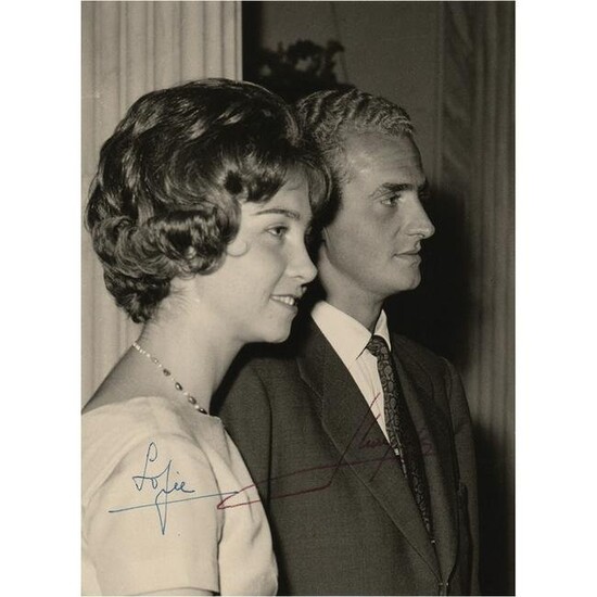 King Juan Carlos and Queen Sofia Signed Photograph