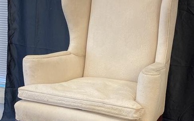 Kittinger Wing Chair with Mahogany Queen Anne Legs