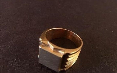 Knight's ring in gold 750/1000th