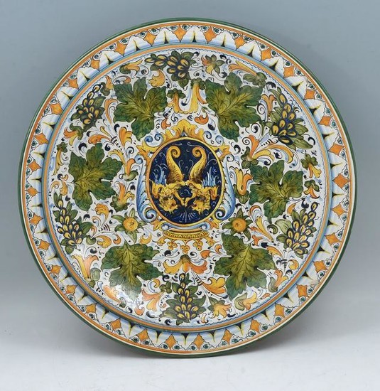 LARGE SPANISH MAJOLICA CHARGER
