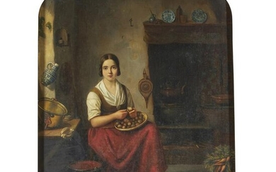 LEENDERT DE KONINGH THE YOUNGER (DUTCH 1810-1887) GIRL