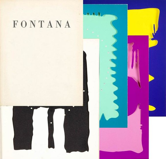 LUCIO FONTANA - Artist book of Lucio Fontana â€œQuattro
